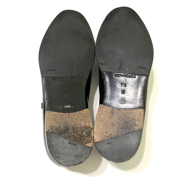 Bruno Magli Pivetto Leather Loafer Size 11.5 Black